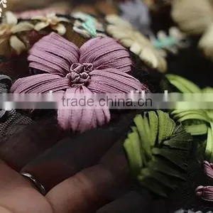 Stereoscopic Ribbon Embroidery Flower thumbnail-4