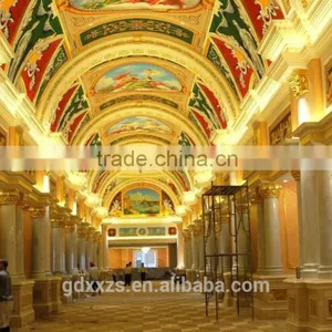 Plain Cornice Moulding Classic Decorative PU Carved Foam Cornice Moulding Factory Cost PU Foam Carved Carving Cornices Mouldings thumbnail-5
