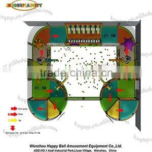 Indoor Children Kids Soft Play Area Equipment, Indoor Soft Playground Plastic Material Soft Indoor Amusement Equipment thumbnail-2