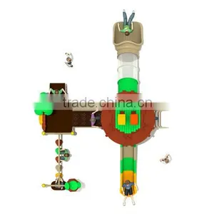Kids Plastic Playground Slides thumbnail-3