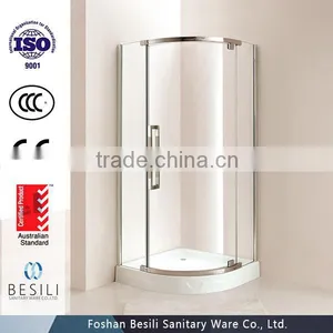 10mm Tempered Glass Free Standing Shower Enclosure P12 thumbnail-1