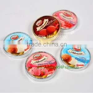 New Design Take Away Paper Ice Cream Cup With Cover Material thumbnail-3