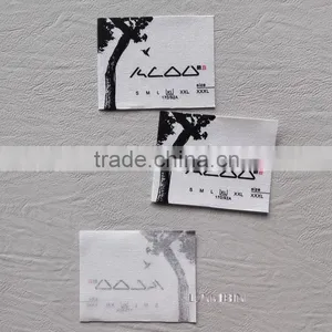 Silk Screen Printed Canvas Neck Main Label for Men Shirts thumbnail-3