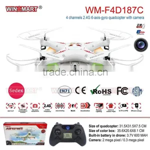 Smart Drone Quadcopter 4channels 6Axis Quadcopter With 0.3mp 2.0mp Camera thumbnail-1