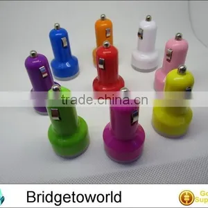 2 in 1 Car Charger for Mobile Phone Dual Usb Car Charger 2usb Car Charger thumbnail-1