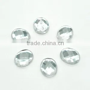 WB1 Oval Chessboard Flat Back Acrylic Jewels Rhinestones DIY Fashion Decoration, Craft Jewelry Fitting Garment Bags thumbnail-4