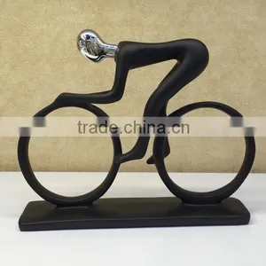Polyresin Bicycle Rider Figurines thumbnail-1