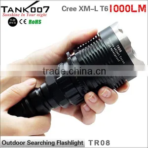 Professional Police 100w Flashlight Self Defense Flashlight With Stainless Steel Attacking Head thumbnail-3