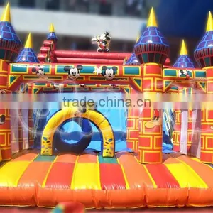 PVC Commercial Cartoon Amusement Park Theme Inflatable Slides thumbnail-4
