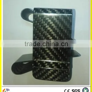 Customized Glossy 100% Real Carbon Fiber Money Clip thumbnail-6
