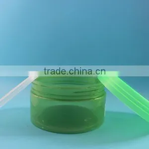 200ml 200g Green Clear Plastic PET Bath Salt Jar for SPA thumbnail-2