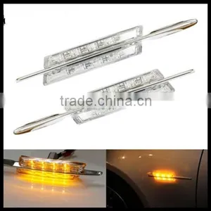 Side Marker Light Led Side Lamp for BMW E46 1998-2001 Clear Without M Logo thumbnail-1