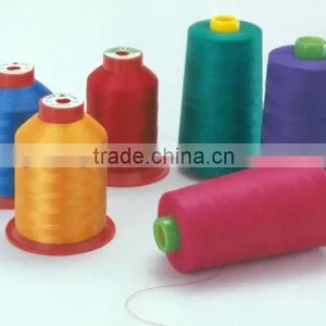 Factoty for Sewing 100% Spun Polyester Sewing Thread 40/2 Raw White and Color thumbnail-1
