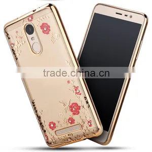 2016 Newest Mobile Phone Cover Case Electroplate Printig Flower Tpu for XiaoMi Note3 thumbnail-6