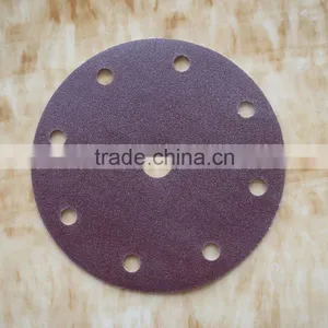 4" Inches Aluminum Oxide Vlecro Sanding Disc Polishing for Metal Wood thumbnail-1
