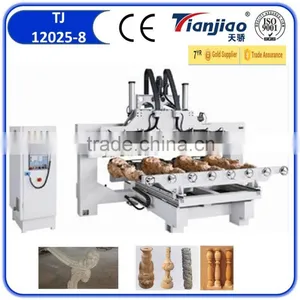 4 Axis 8 Head Cnc Router for Wood China Cnc Wood Router High Efficiency Wood Router 12025 thumbnail-1