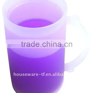 Plastic Double Wall Ice Cup With Handle thumbnail-1