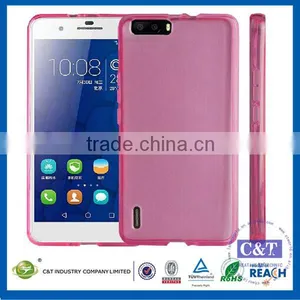 C&T Ultra Thin Slim Clear Crystal TPU Gel Soft Back Skin Case for Huawei Honor 6 Plus thumbnail-1