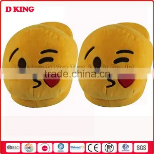 Creative Emoji Expression Winter Soft Bedroom Slippers thumbnail-2