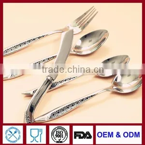 Metal Spork Flatware Sterling Silver Flatware Luxury Flatware Bronze Flatware Set thumbnail-1