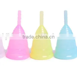 Feminine Hygiene Product Menstrual Cup Medical Silicone in Medical Grade With Small & Large Size thumbnail-6