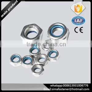 DIN985 Hex Lock Nylon Insert Nut thumbnail-3