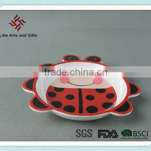 Coccinella Septempunctata Shape Melamine Children Dinner Set thumbnail-3