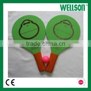 WSBR03 Wooden Beach Racket Sets thumbnail-1