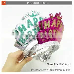 Happy Birthday Party Toys Girl Headband Crown 12pcs thumbnail-5