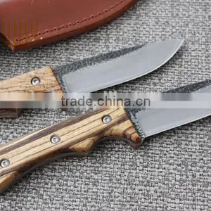 OEM Fixed Knife Handmade With Wood Handle UD50088 thumbnail-3