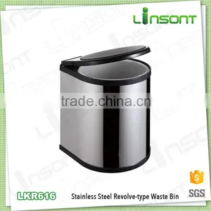 Allibaba Com Stainless Steel Recycled Plastic Products Kitchen Dust Bin thumbnail-1