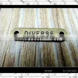 Factory Custom Customized Metal Label With Embossed Letters thumbnail-1