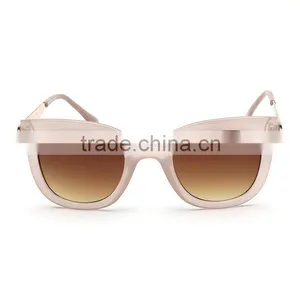 Unisex Transparent Frame Metal Leg Costomized Cheap Fashion Sunglasses thumbnail-2