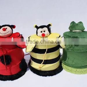 Folded and Collapsible Toy Storage Hamper thumbnail-1