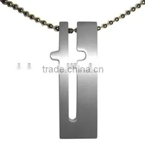 Nickfree Titanium Necklace,jewelry,titanium Pendant thumbnail-1