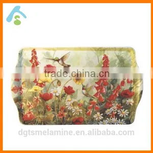 Creative New Design Melamine Tray With Handle thumbnail-5