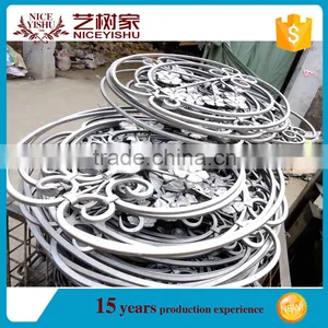Cast & Forge Type Low Price Wrought Iron Rosettes Components, Fence, Gate Casting Components thumbnail-1