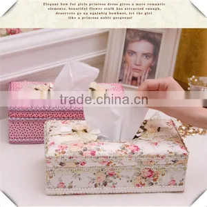 Luxurious Table Decoration Fabric Napkin Paper Box thumbnail-1