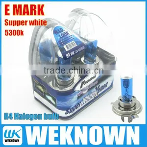 Super White h4 Halogen Bulb 12v 60/55w 5300K thumbnail-1