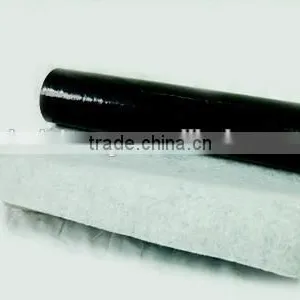 Two Layer Black Pond Liner Waterproof Plastic Sheet With No-woven Fabric HDPE Geomembrane thumbnail-2