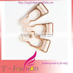 T-Fashion SY-HY120 Lastest Design Customized Clear TPU Rose Gold Metel Suspenders Clip thumbnail-1