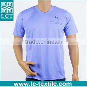 LCTN1785 Cheap Promotional V-neck 95% Cotton 5% Elastane t Shirt thumbnail-1