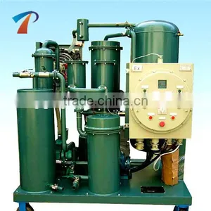 Hot Sale Used Lubricant Oil Cleansing Machine/Refrigeration Oil Purifier/Lube Oil Refinery Plant, Removing Water Gas Particles thumbnail-3
