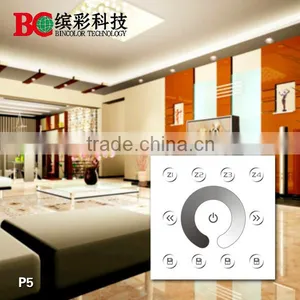 Bincolor P5 AC85-265V Single Color Multizone Led Dim Touch Panel Dmx Dimmer Controller thumbnail-1