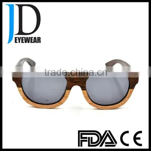 High Quality Custom Italian Style Two Tone Wood Sunglasses thumbnail-1