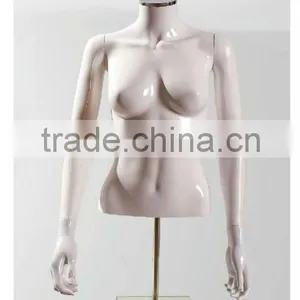 Plastic Chrome Female Torso Mannequin Sale thumbnail-3