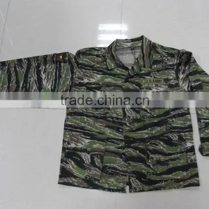 OEM 35% Cotton 65%polyester Twill Afghan Army Dress Grey Camouflage Jungle Camouflage BDU Clothing thumbnail-1