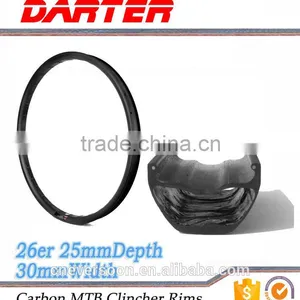 Cheap Custom no Deformation Carbon 16-36H 26er Mtb Bike Rim thumbnail-1
