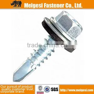 Hex Head Self Drilling Screw With EPDM Rubber Washer thumbnail-1