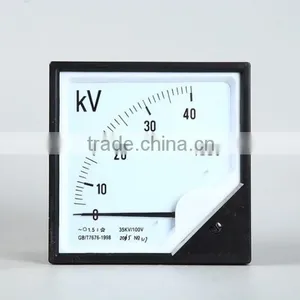 Black Case Pointer Panel Meter,analog Panel Ammeter and Voltmeter All Kinds of Pointer Meter thumbnail-3